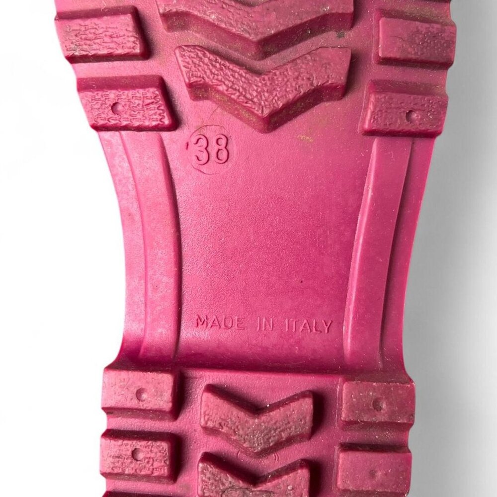 Burberry Pink Exploded Check Pattern Rainboots Si… - image 6